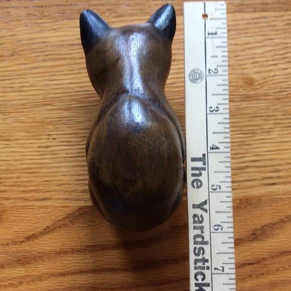 Vintage Hand-Carved Wooden Shelf Cat🐱 - Picture 15 of 16